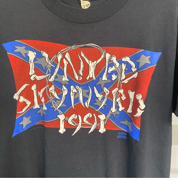 Vintage Lynyrd Skynyrd Screen Stars 1991 Tour T Shirt - Large - Picture 4 of 12